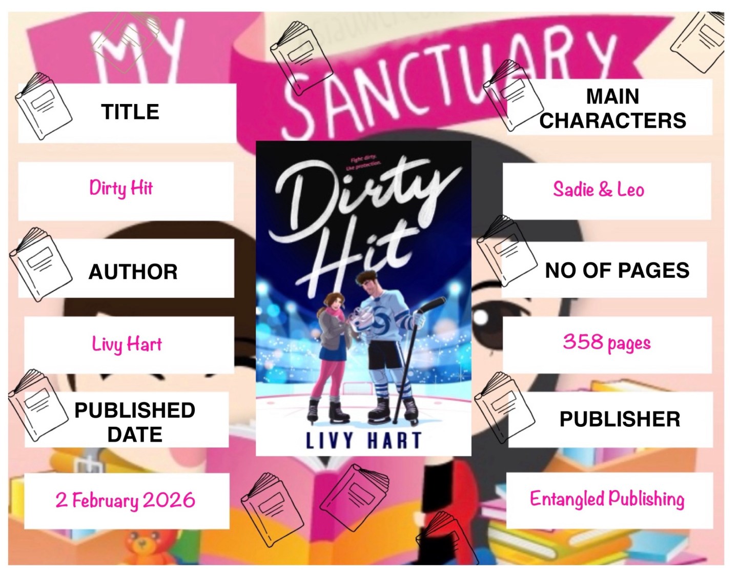 Review Card & Book Review- Dirty Hit By Livy Hart – My Sanctuary